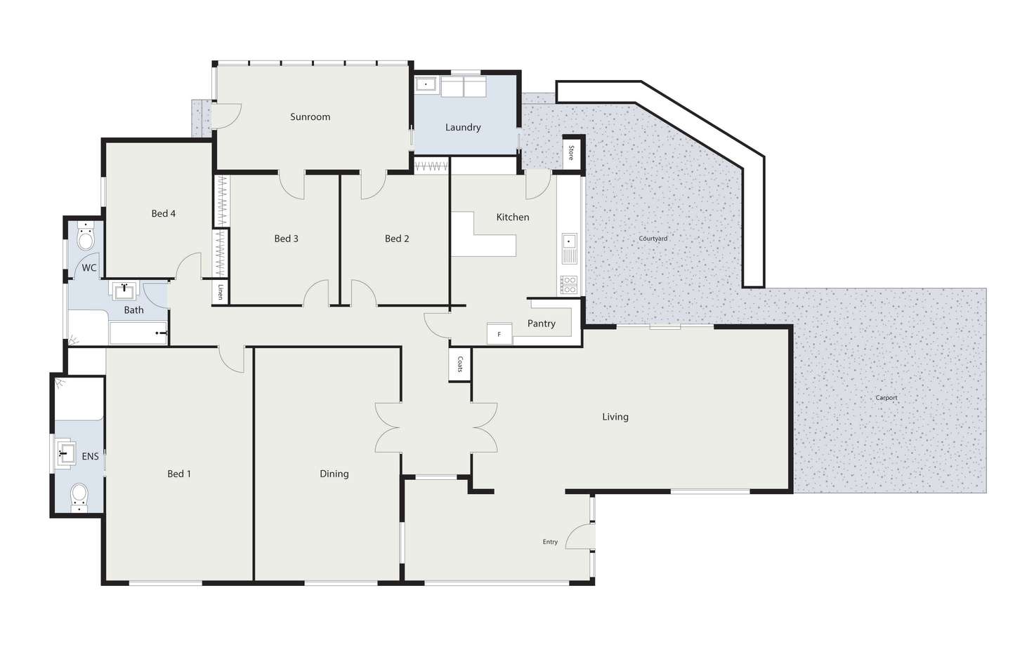 Floorplan of Homely house listing, 77 Empire Circuit, Forrest ACT 2603