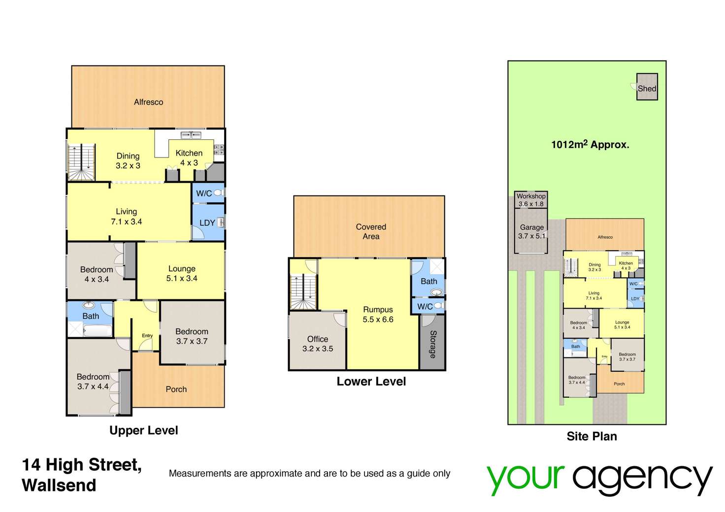 Floorplan of Homely house listing, 14 High Street, Wallsend NSW 2287