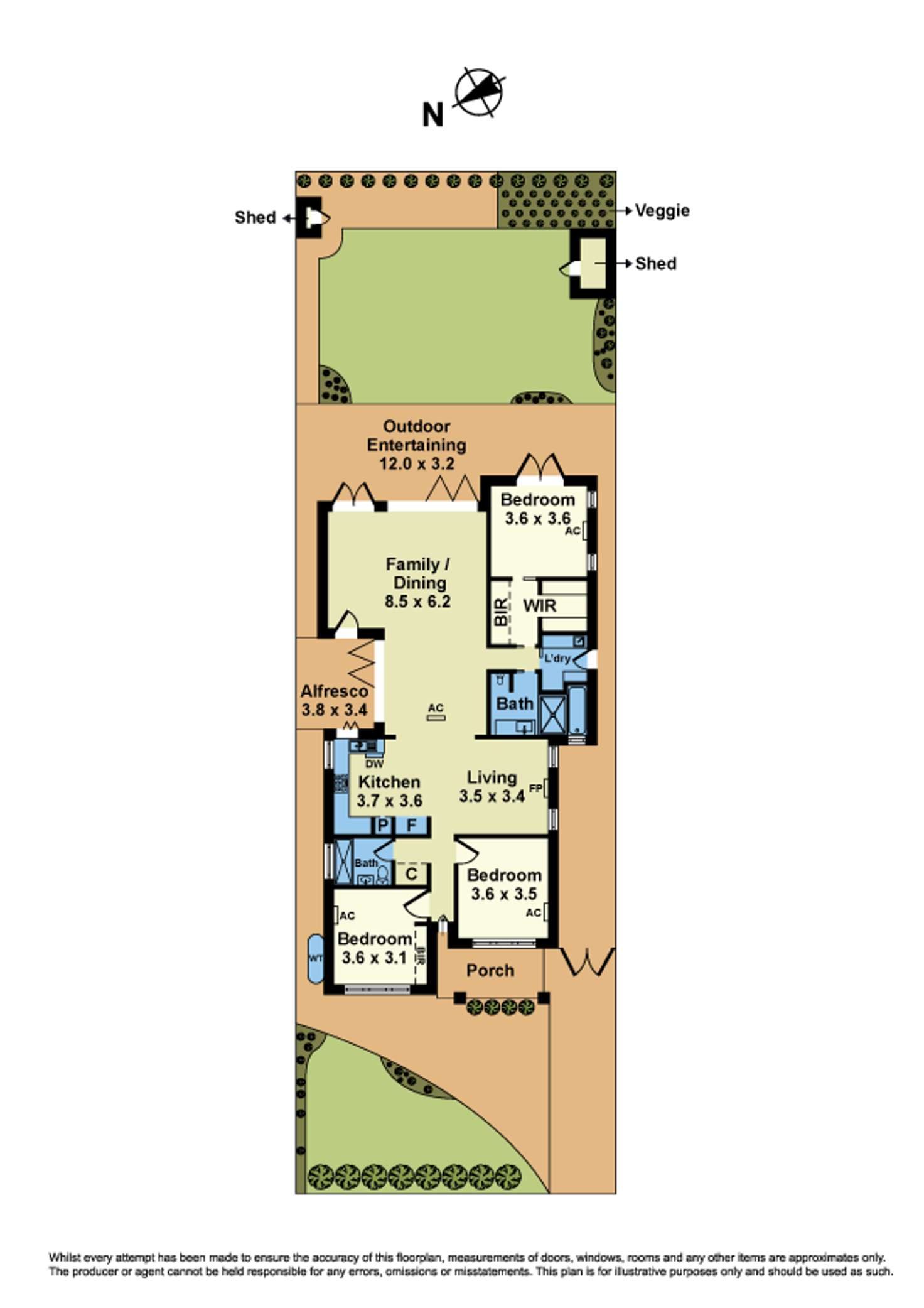 Floorplan of Homely house listing, 55 Ballard Street, Yarraville VIC 3013