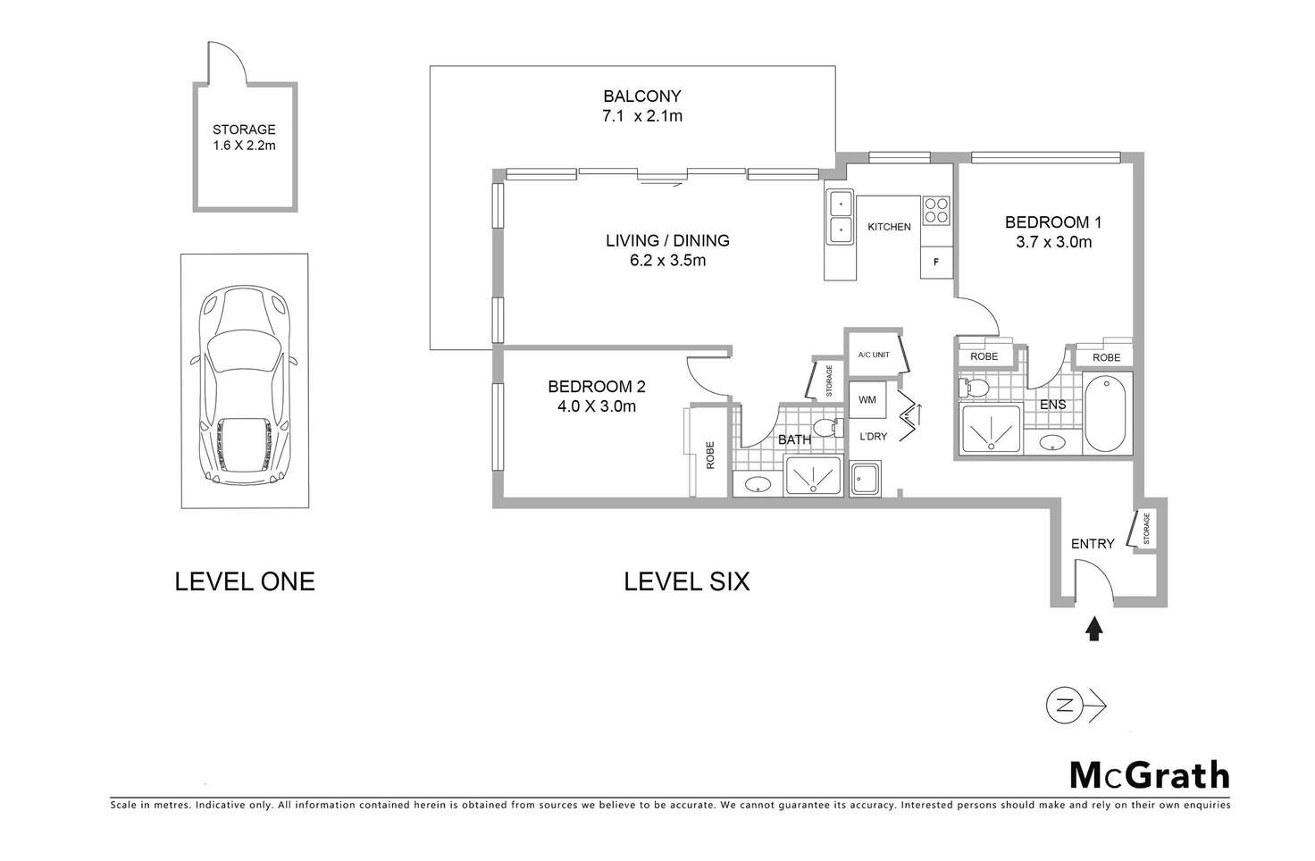 Floorplan of Homely apartment listing, 141/8-12 Thomas Street, Waitara NSW 2077