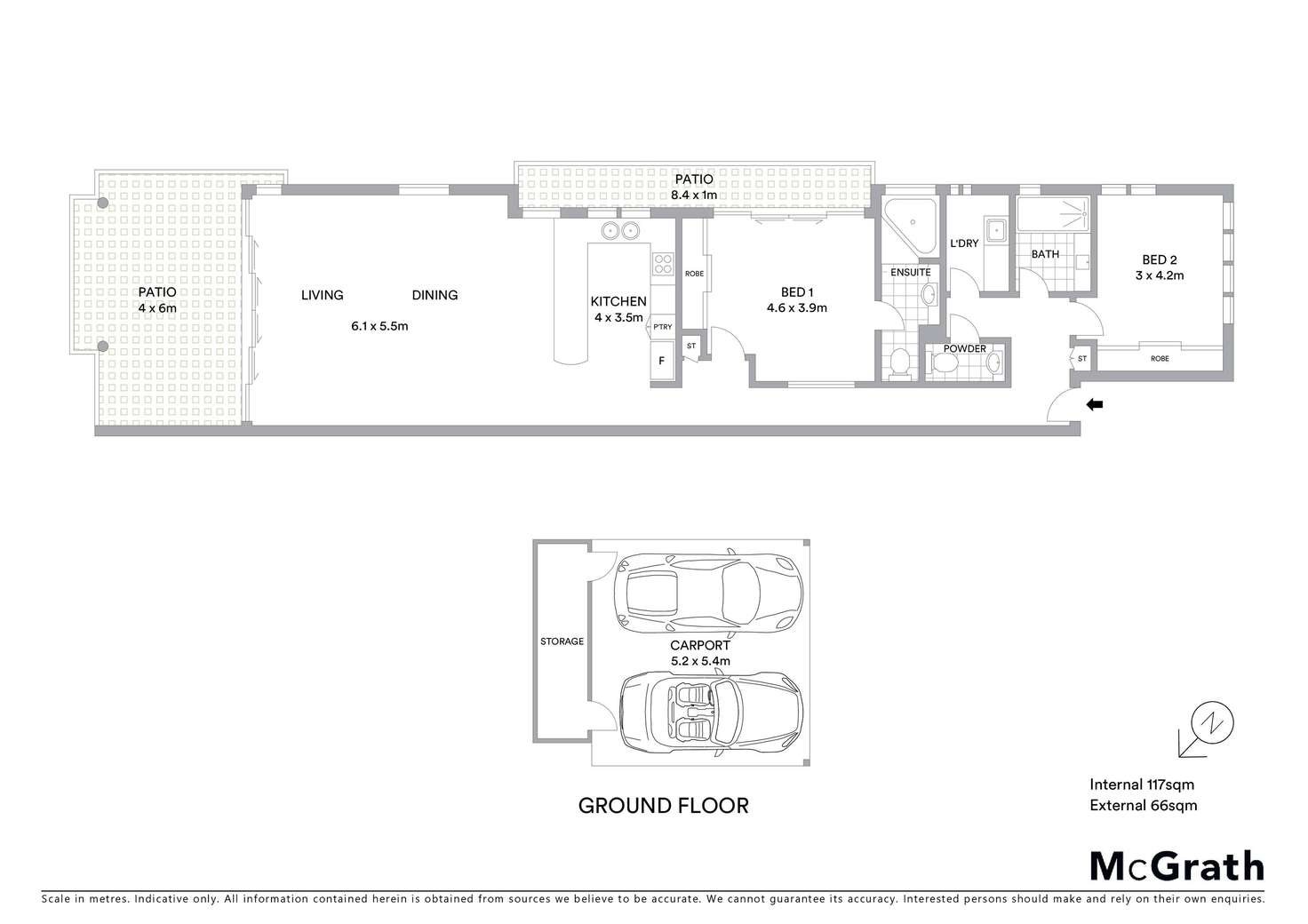 Floorplan of Homely apartment listing, 5/97 The Strand, North Ward QLD 4810