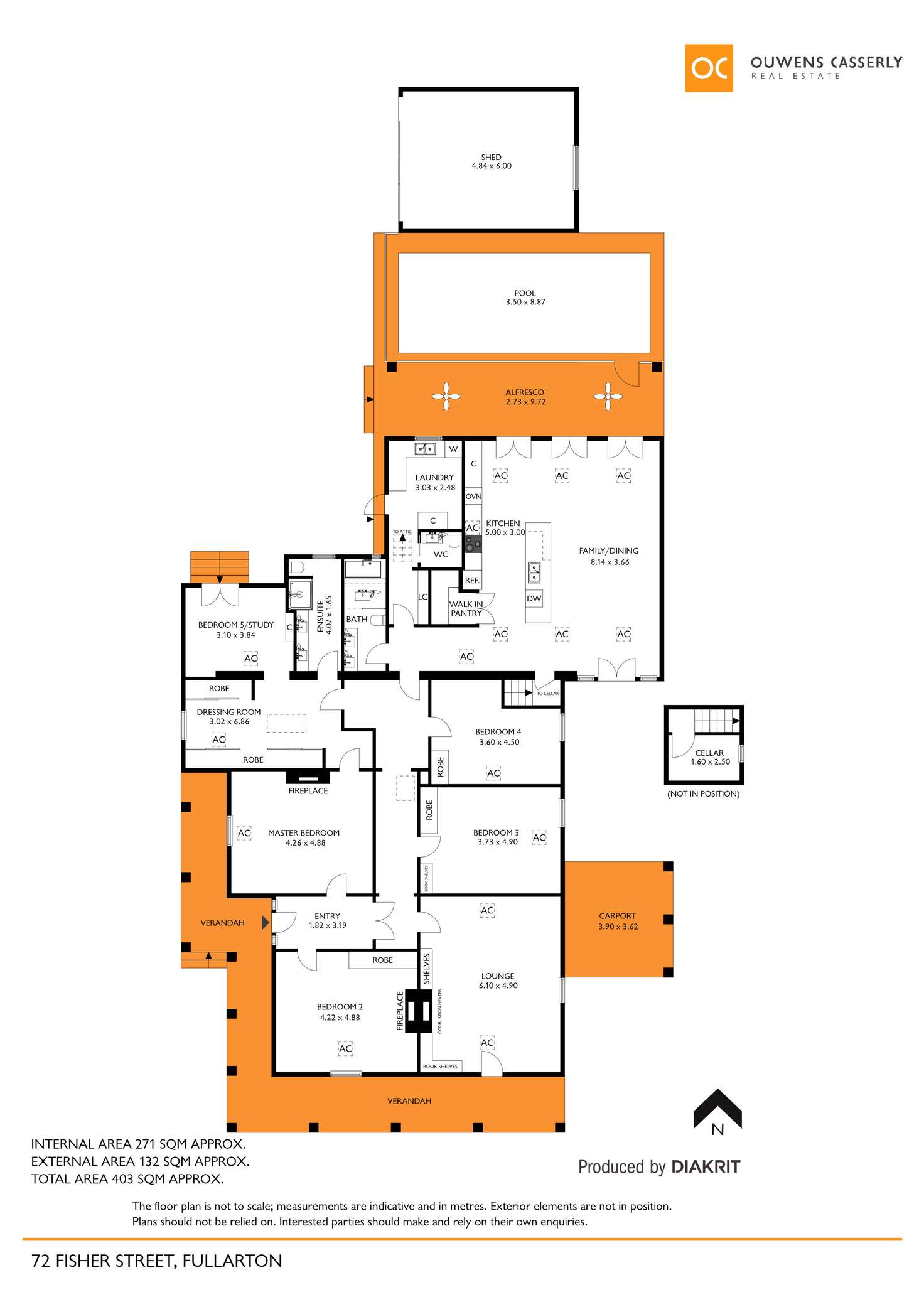 Floorplan of Homely house listing, 72 Fisher Street, Fullarton SA 5063