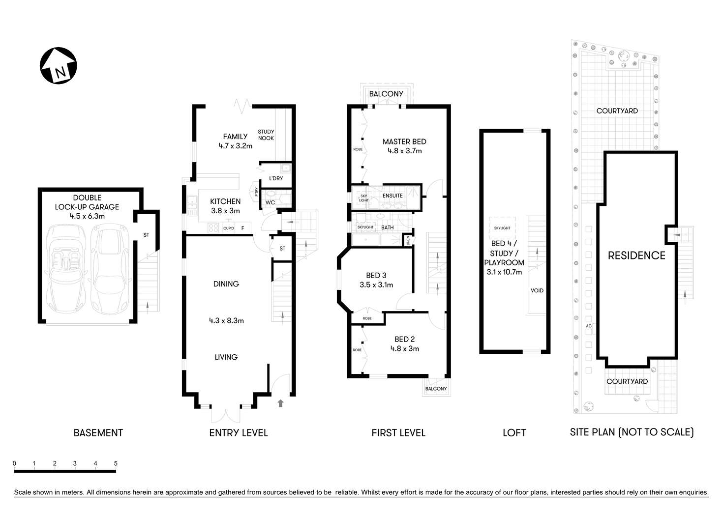 Floorplan of Homely townhouse listing, 4/18 Oaks Avenue, Cremorne NSW 2090