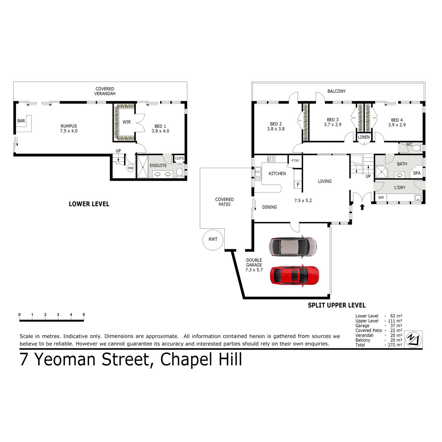 Floorplan of Homely house listing, 7 Yeoman Street, Chapel Hill QLD 4069
