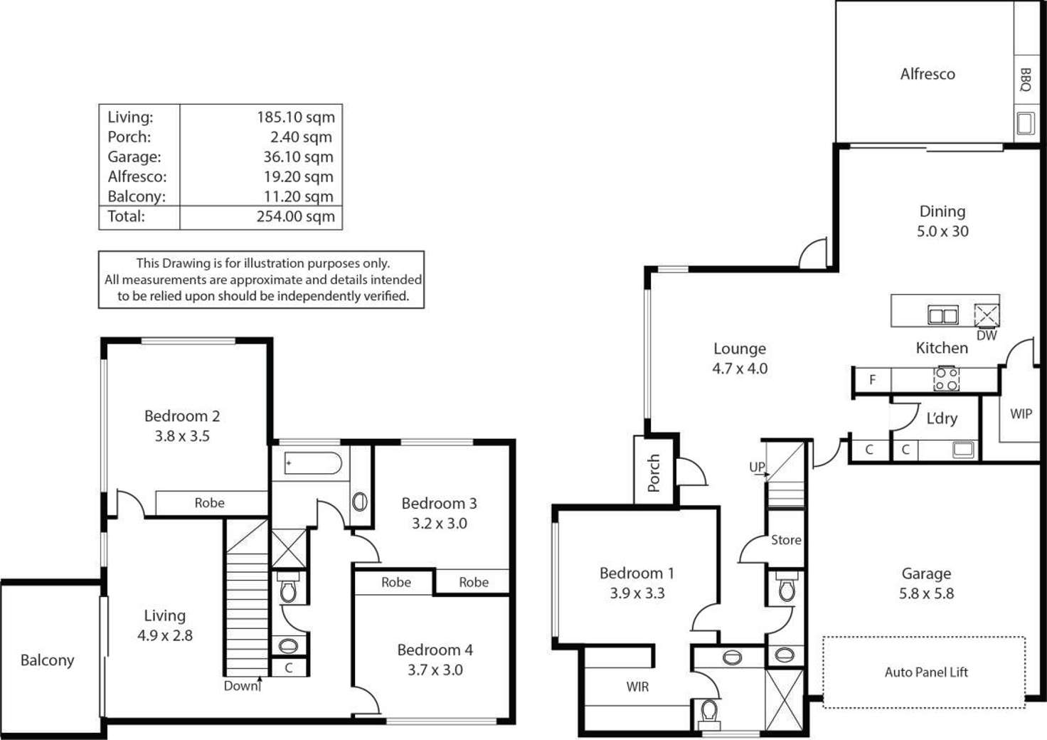 Floorplan of Homely house listing, 11 Glen Stuart Road, Woodforde SA 5072