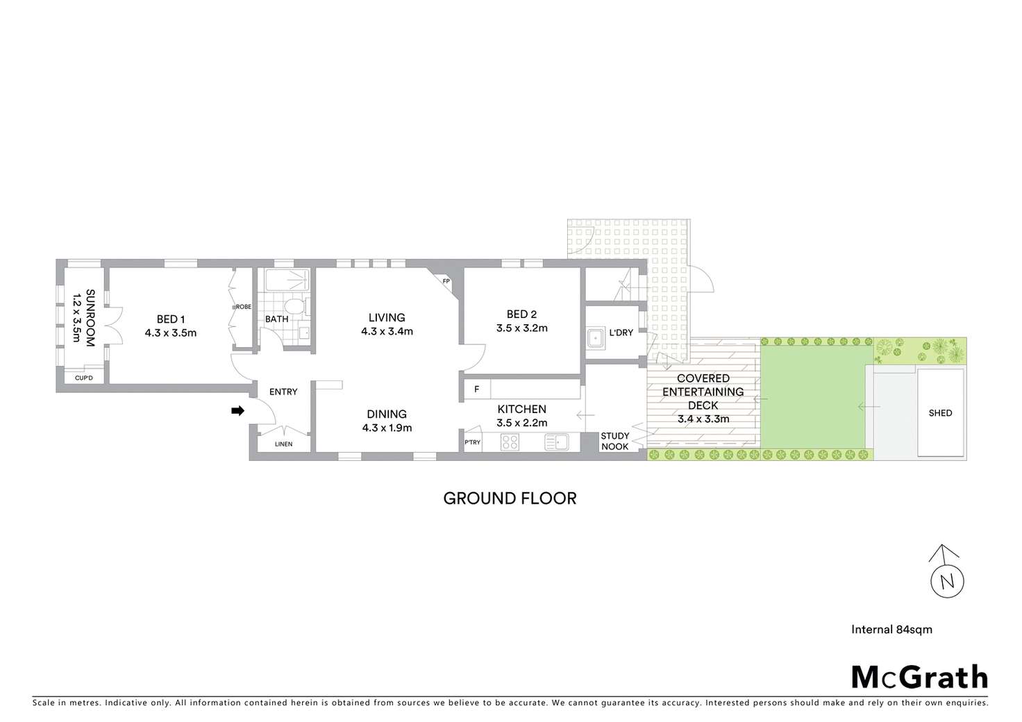 Floorplan of Homely apartment listing, 1/225 Carrington Road, Coogee NSW 2034