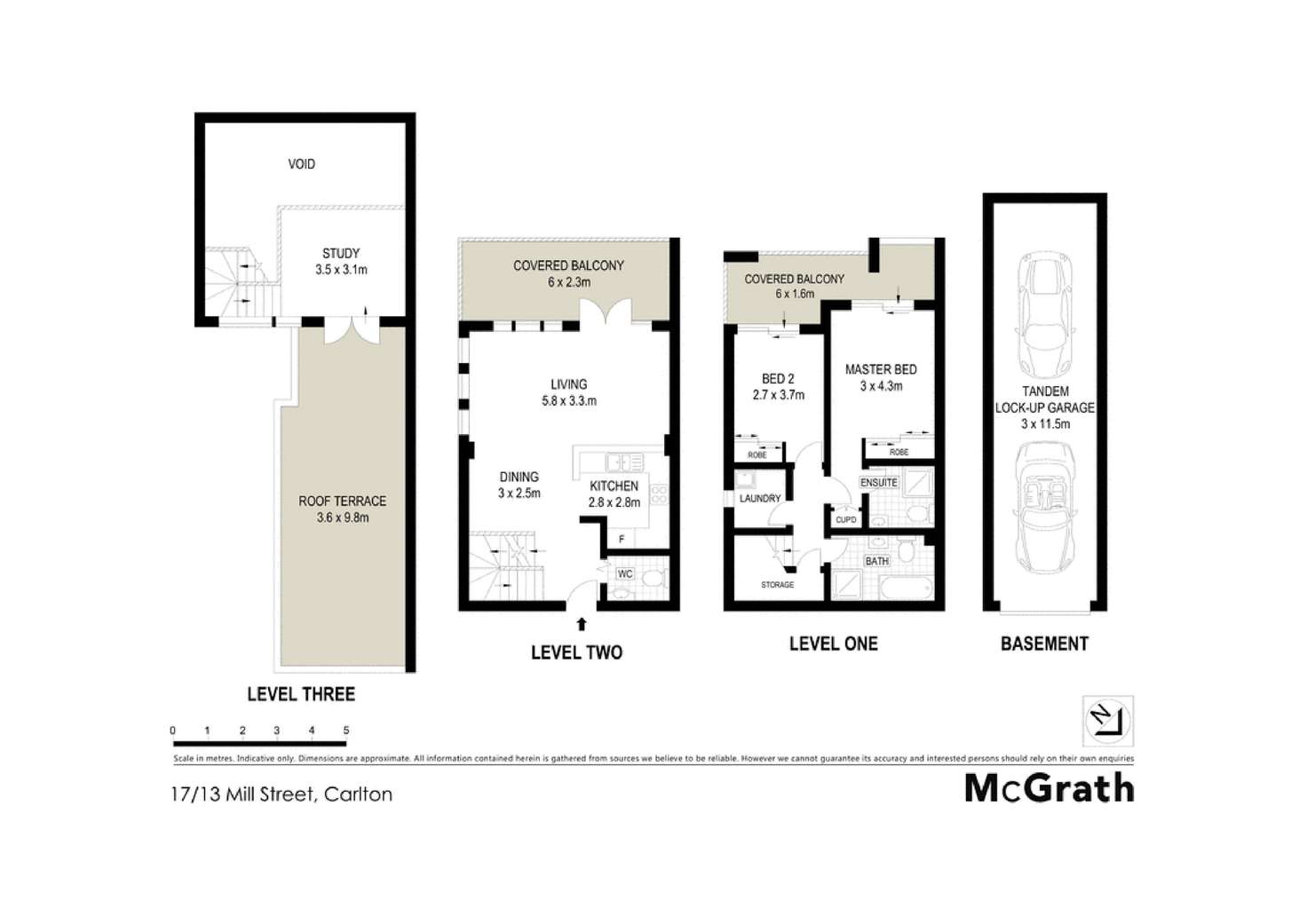 Floorplan of Homely apartment listing, 17/13 Mill Street, Carlton NSW 2218