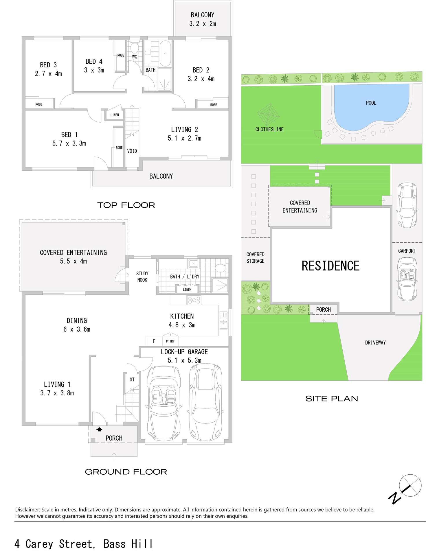 Floorplan of Homely house listing, 4 Carey Street, Bass Hill NSW 2197