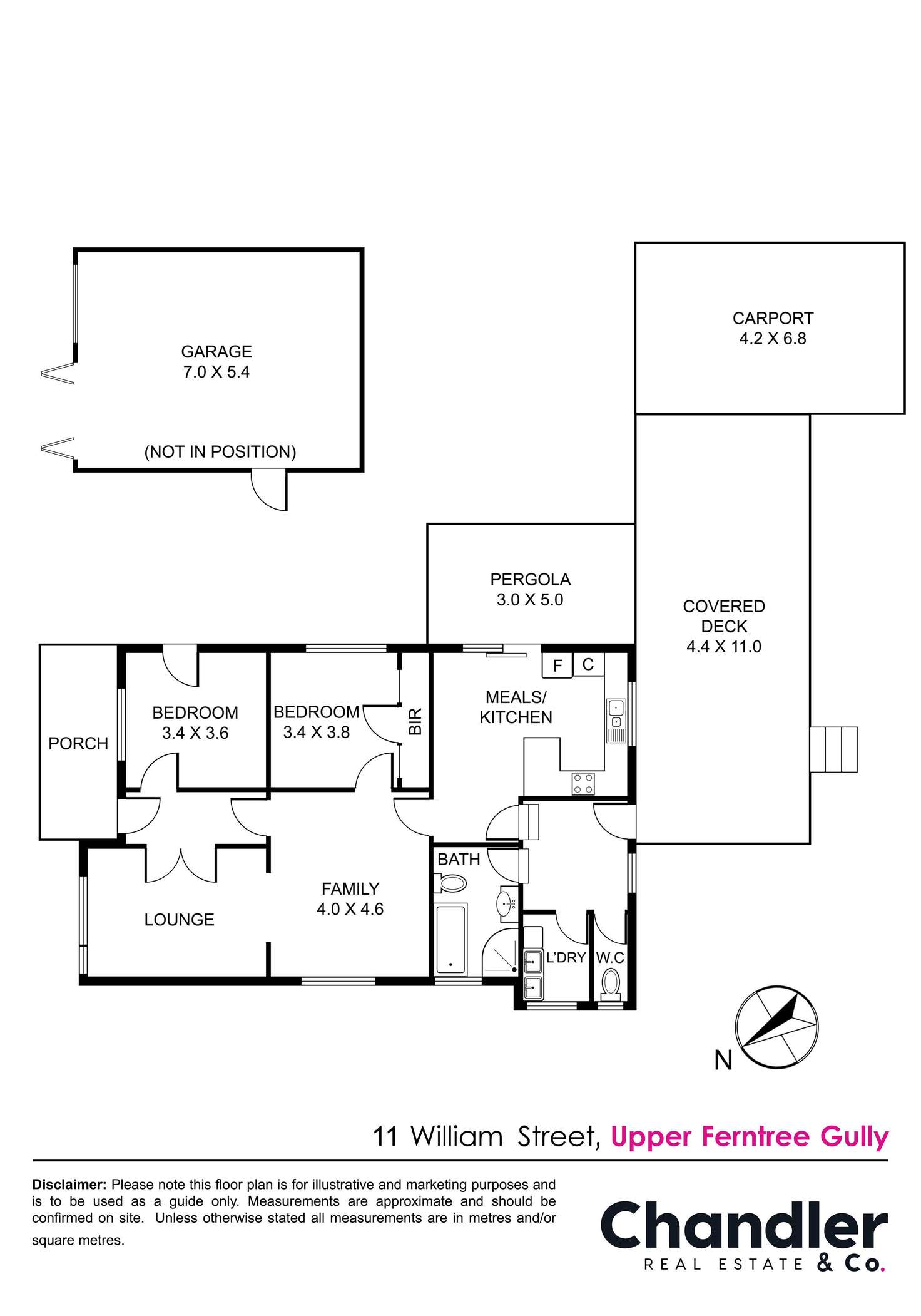 Floorplan of Homely house listing, 11 William Street, Upper Ferntree Gully VIC 3156