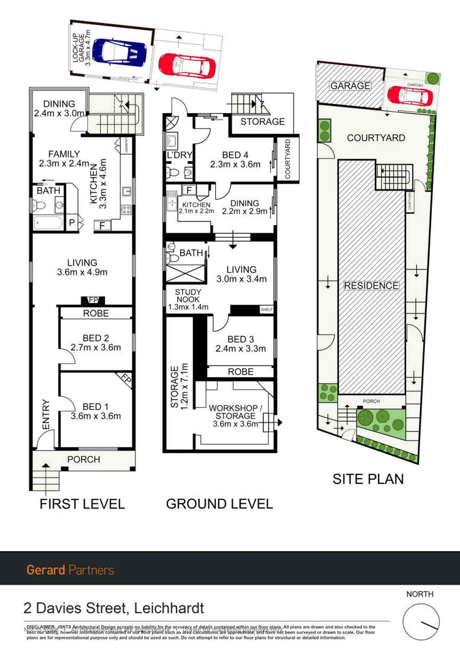 Floorplan of Homely house listing, 2 Davies Street, Leichhardt NSW 2040