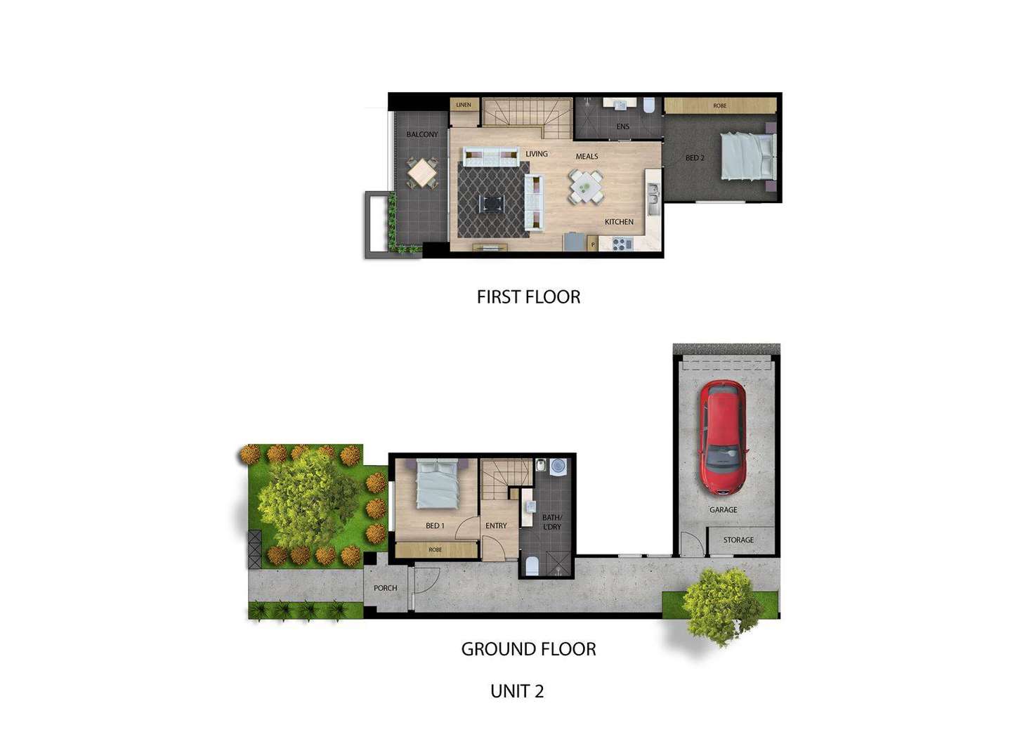 Floorplan of Homely townhouse listing, 4/3 McComas Street, Reservoir VIC 3073