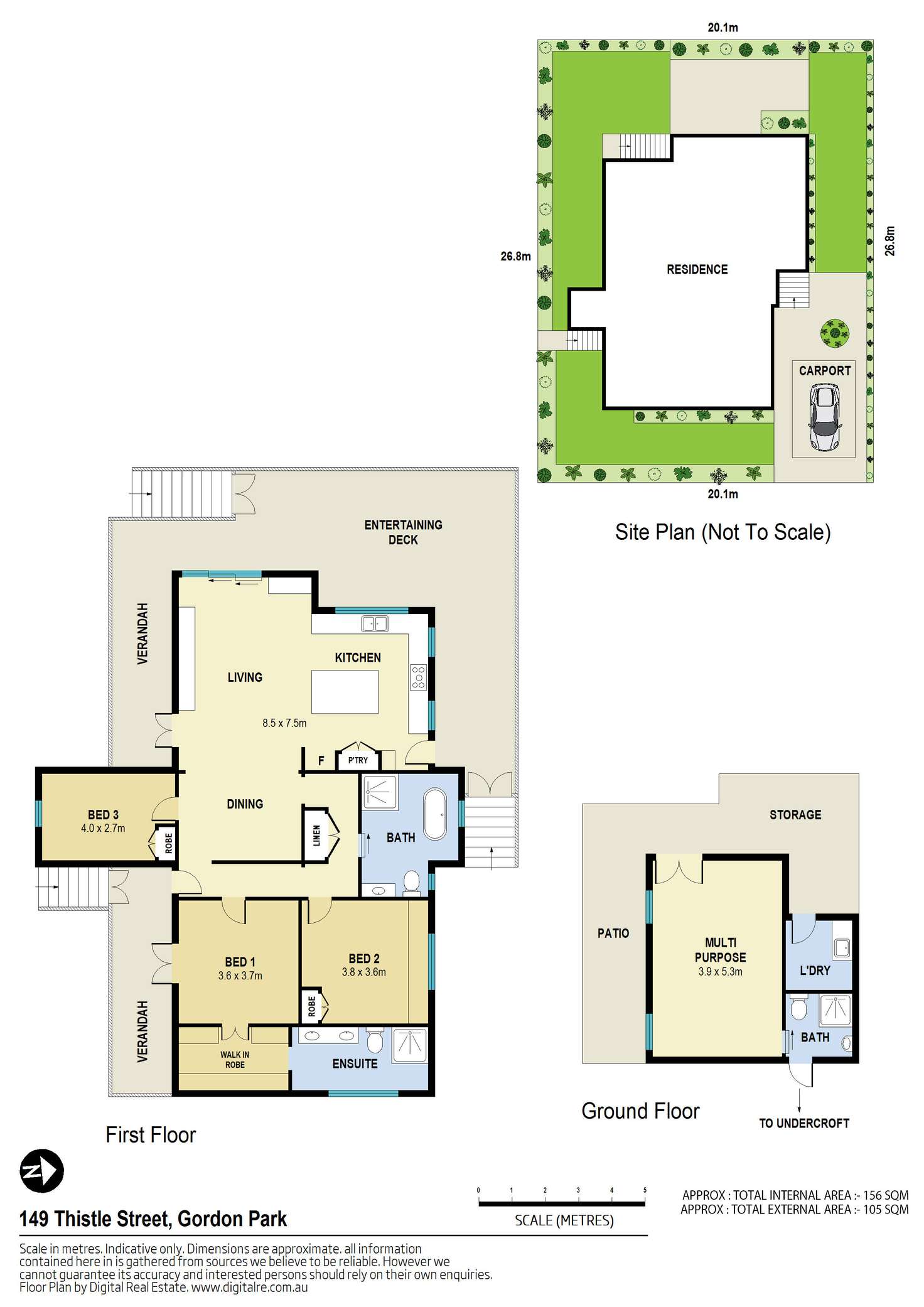 Floorplan of Homely house listing, 149 Thistle Street, Gordon Park QLD 4031