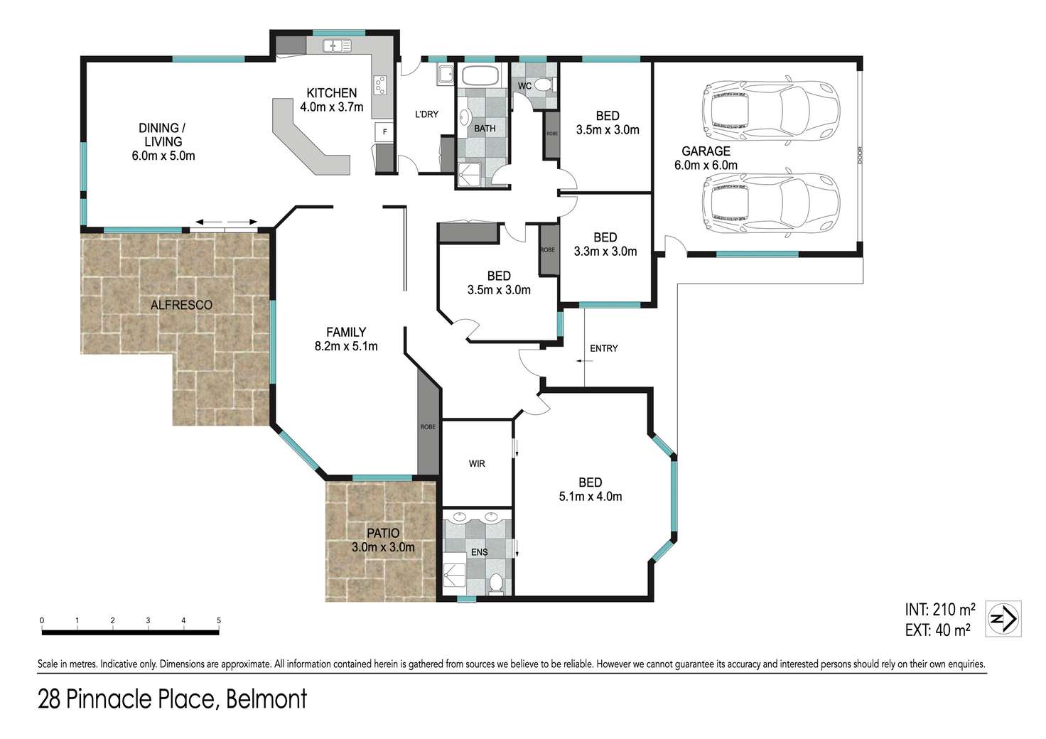 Floorplan of Homely house listing, 28 Pinnacle Place, Belmont QLD 4153