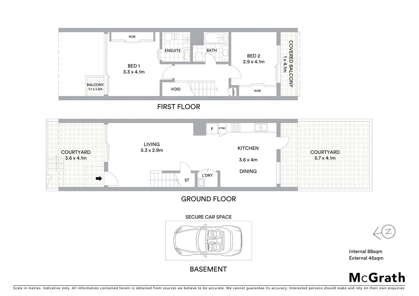 Floorplan of Homely apartment listing, 401/169-175 Phillip Street, Waterloo NSW 2017