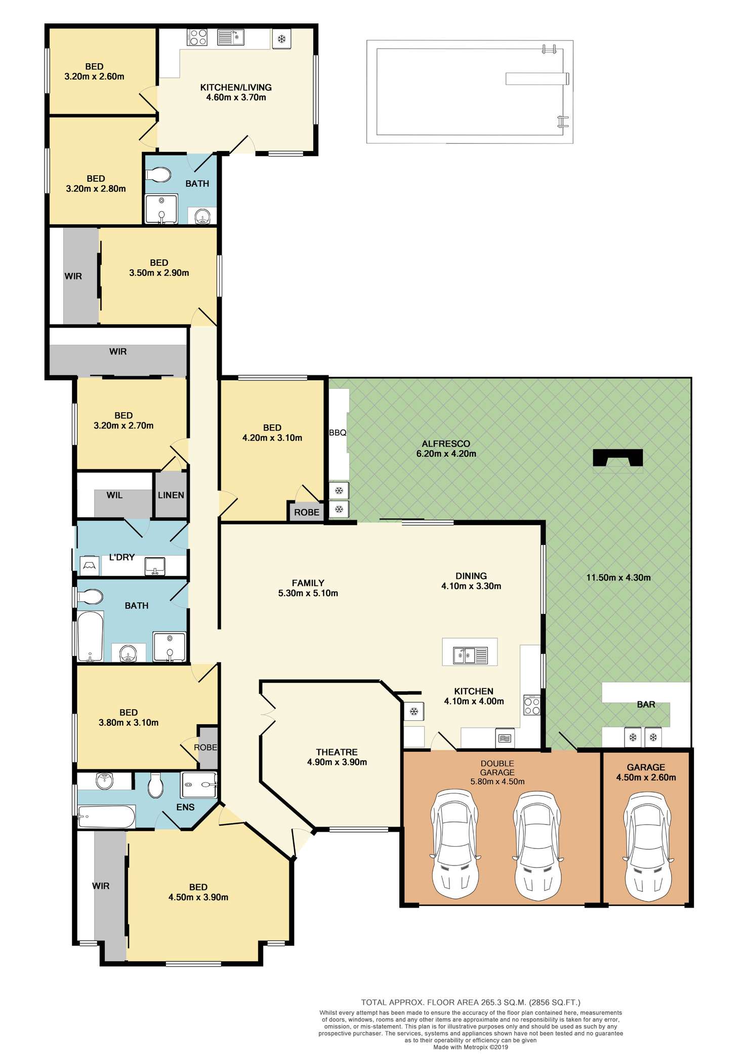 Floorplan of Homely house listing, 32 Miltona Drive, Secret Harbour WA 6173