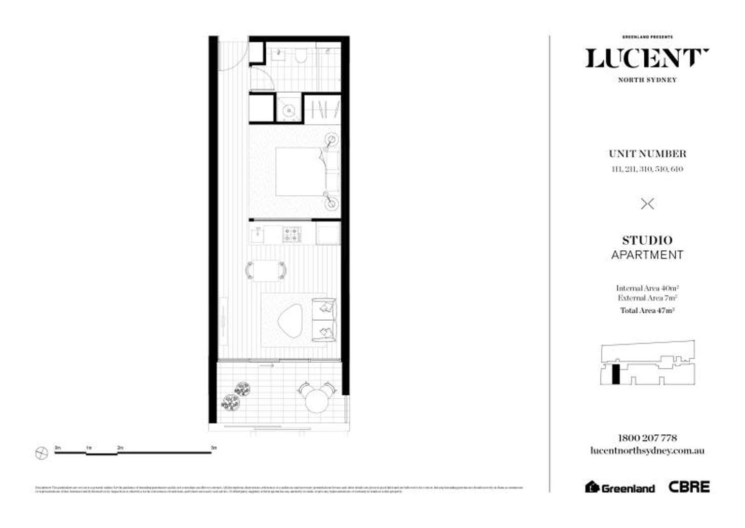 Floorplan of Homely apartment listing, 310/225 Pacific Highway, North Sydney NSW 2060