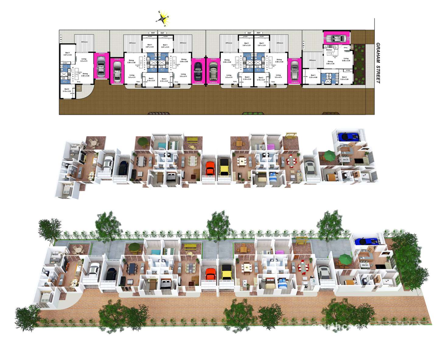 Floorplan of Homely unit listing, 1/29 Graham Street, Victor Harbor SA 5211