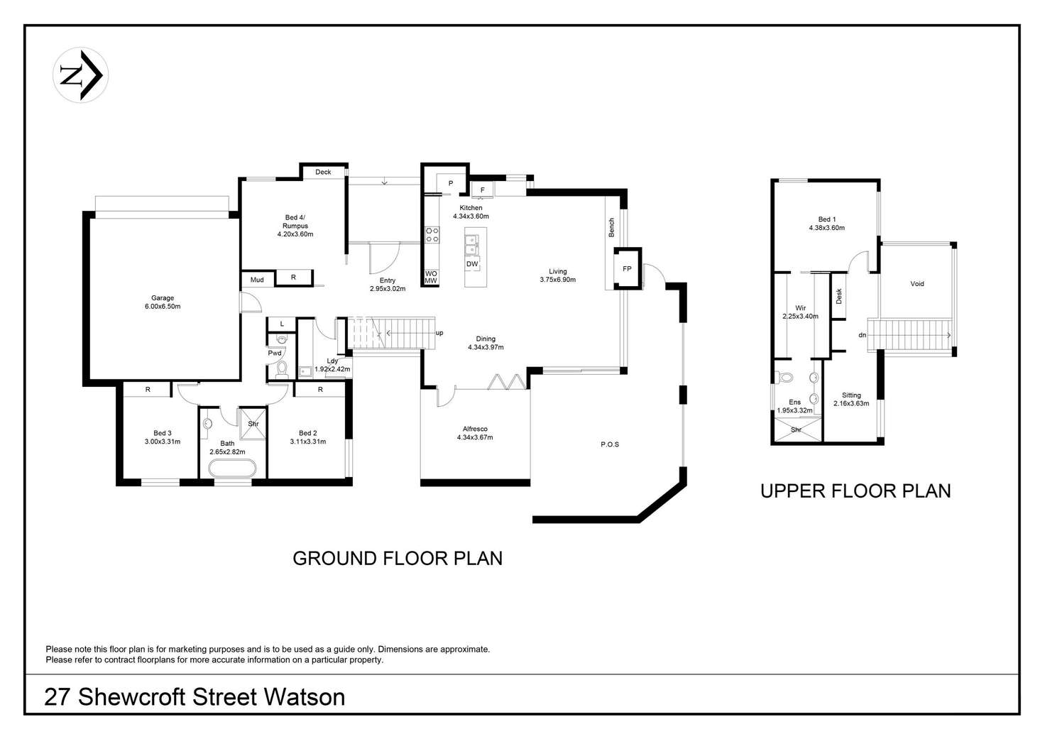 Floorplan of Homely house listing, 27 Shewcroft Street, Watson ACT 2602