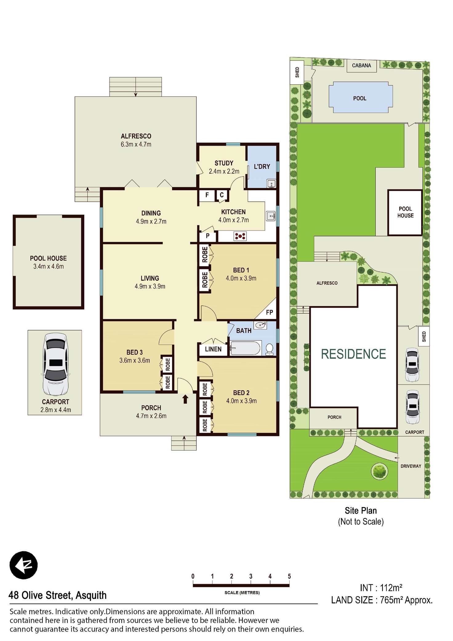 Floorplan of Homely house listing, 48 Olive Street, Asquith NSW 2077