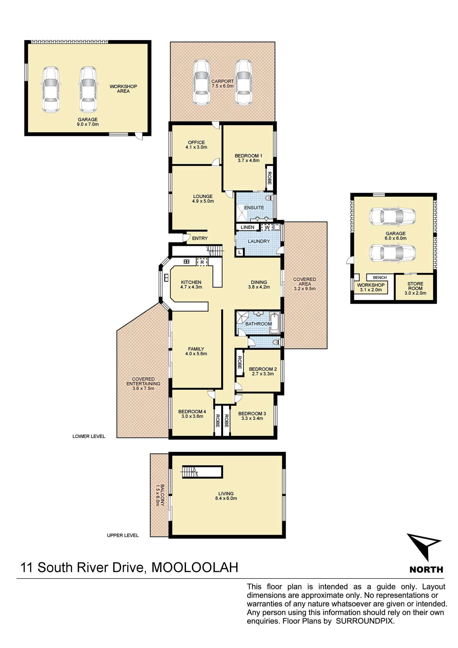 Floorplan of Homely house listing, 11 South River Drive,, Mooloolah Valley QLD 4553