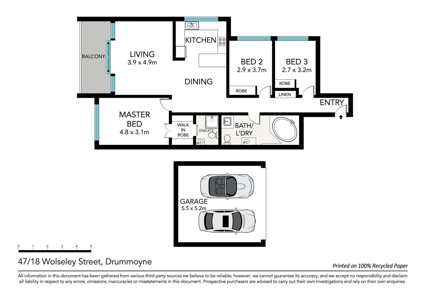 Floorplan of Homely apartment listing, 47/18 Wolseley Street, Drummoyne NSW 2047
