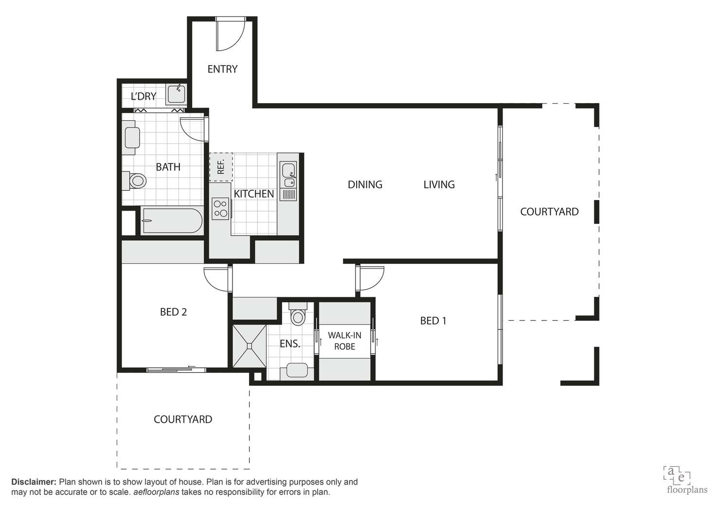 Floorplan of Homely apartment listing, 3/74 Macleay Street, Turner ACT 2612