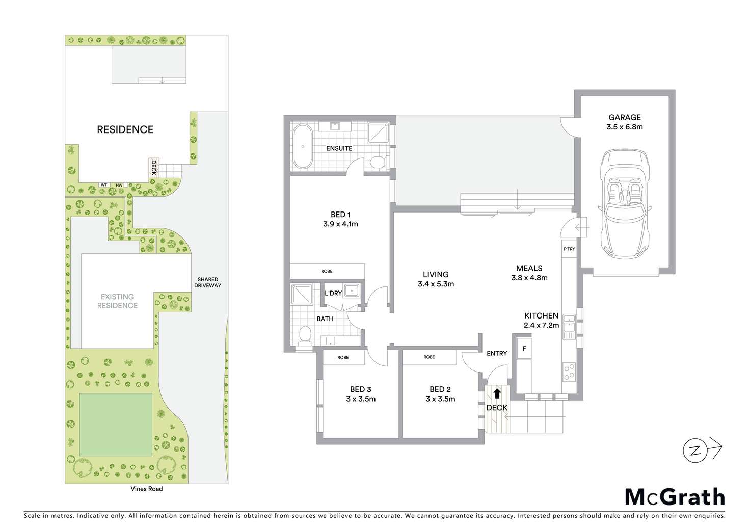 Floorplan of Homely unit listing, 2/90 Vines Road, Hamlyn Heights VIC 3215