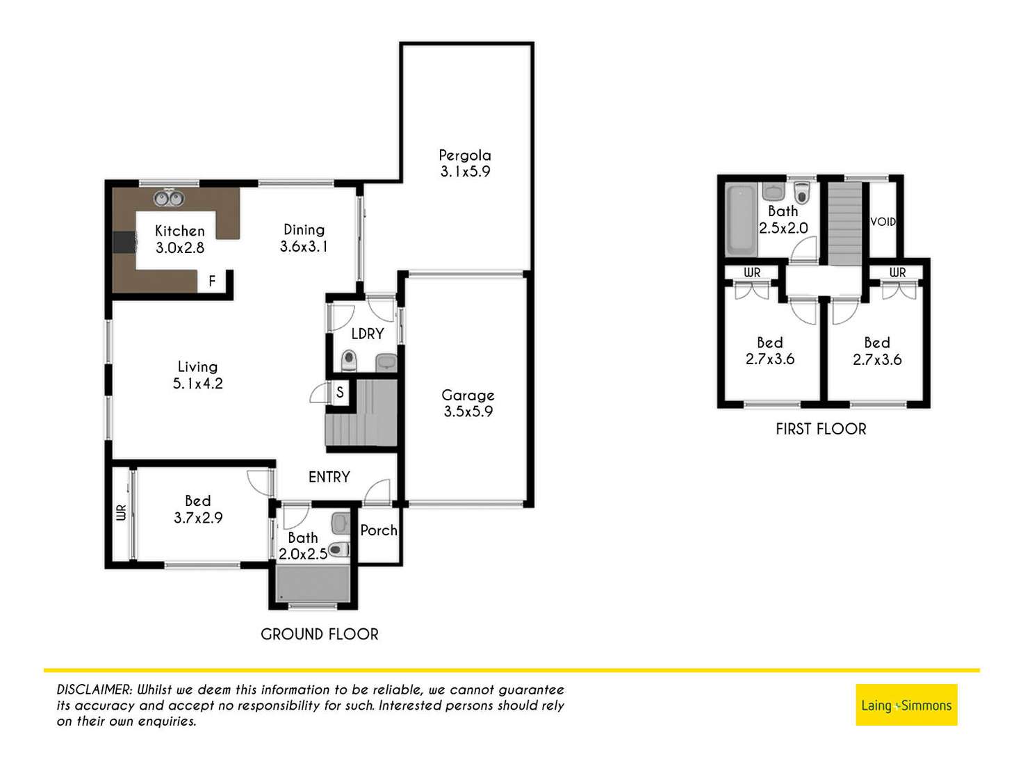 Floorplan of Homely townhouse listing, 3/39 Australia Street, St Marys NSW 2760
