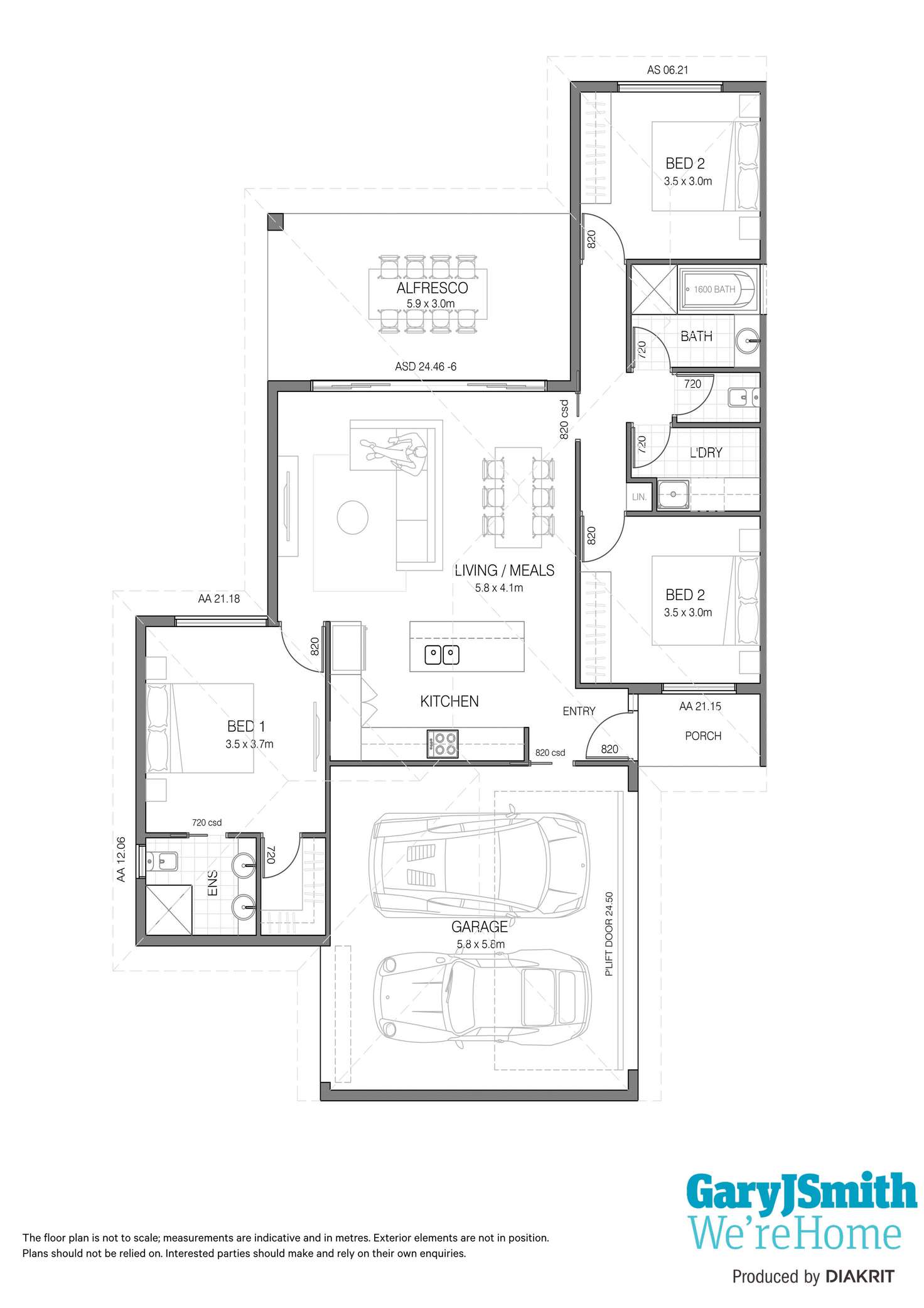 Floorplan of Homely residentialLand listing, 20A Vinall Street, Dover Gardens SA 5048