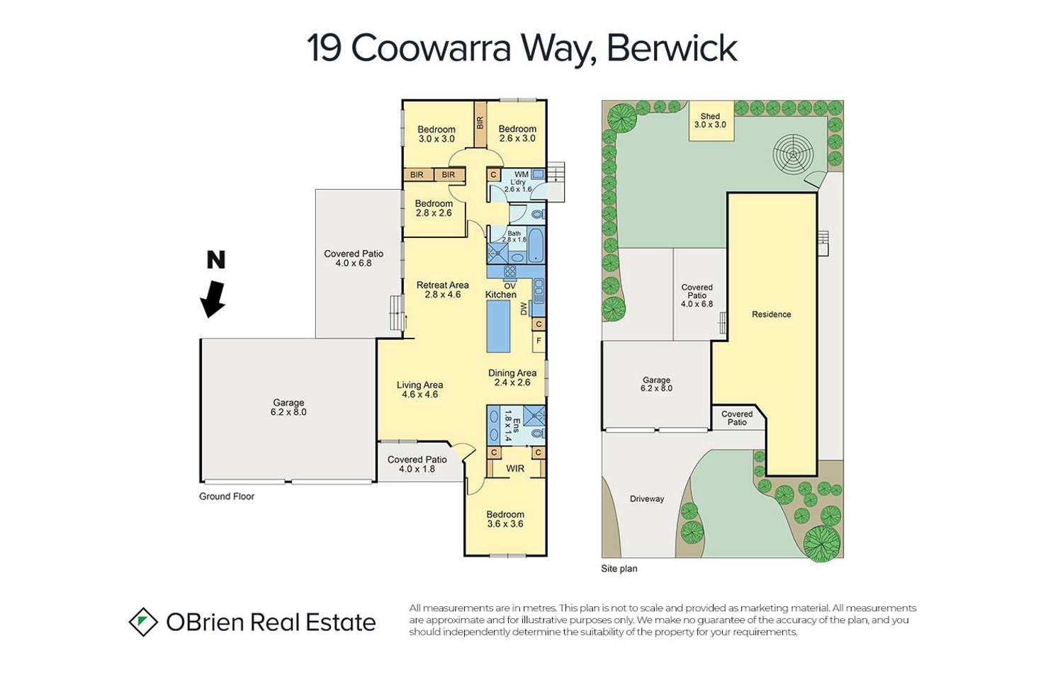 Floorplan of Homely house listing, 19 Coowarra Way, Berwick VIC 3806