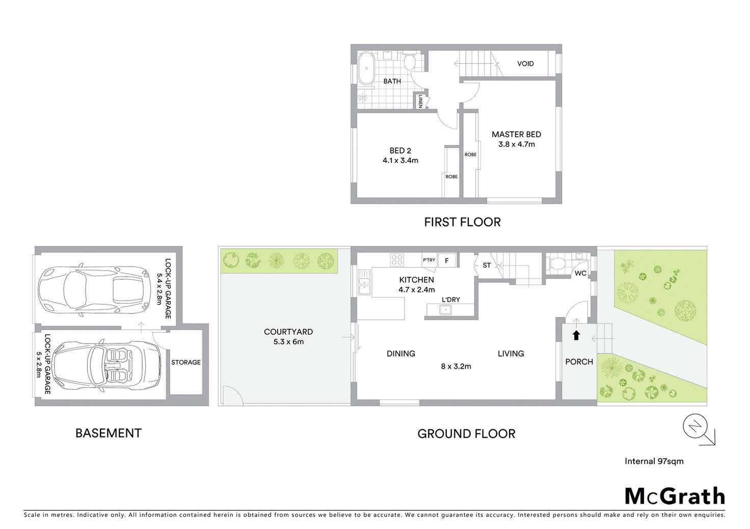 Floorplan of Homely townhouse listing, 8/134-136 Crimea Road, Marsfield NSW 2122