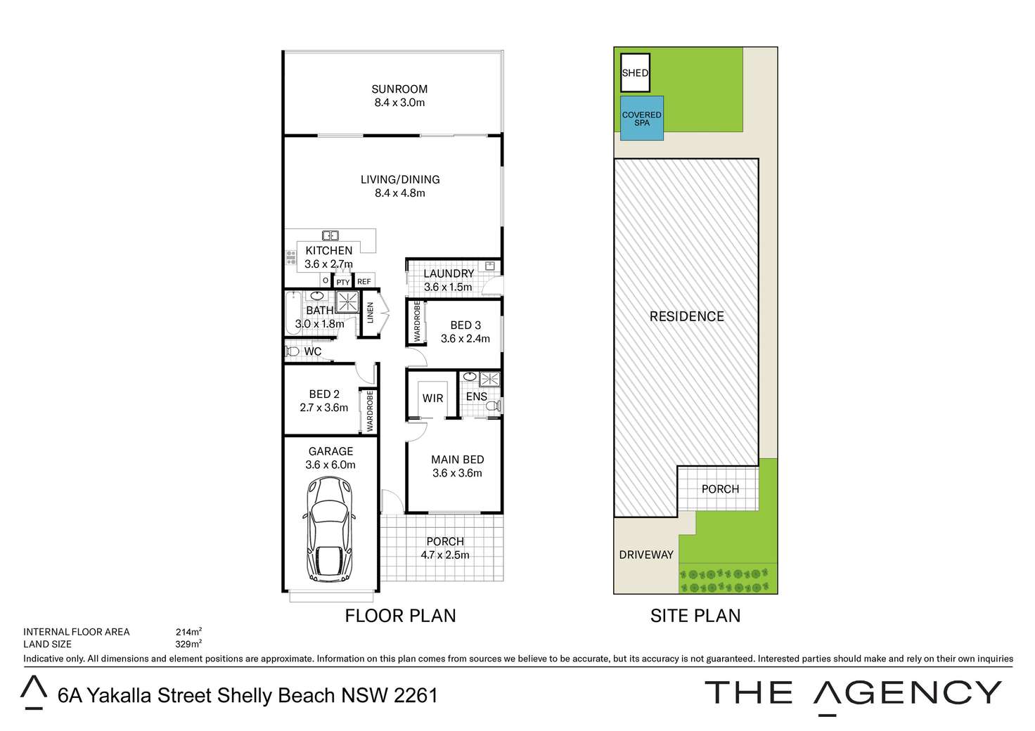 Floorplan of Homely house listing, 6A Yakalla Street, Shelly Beach NSW 2261