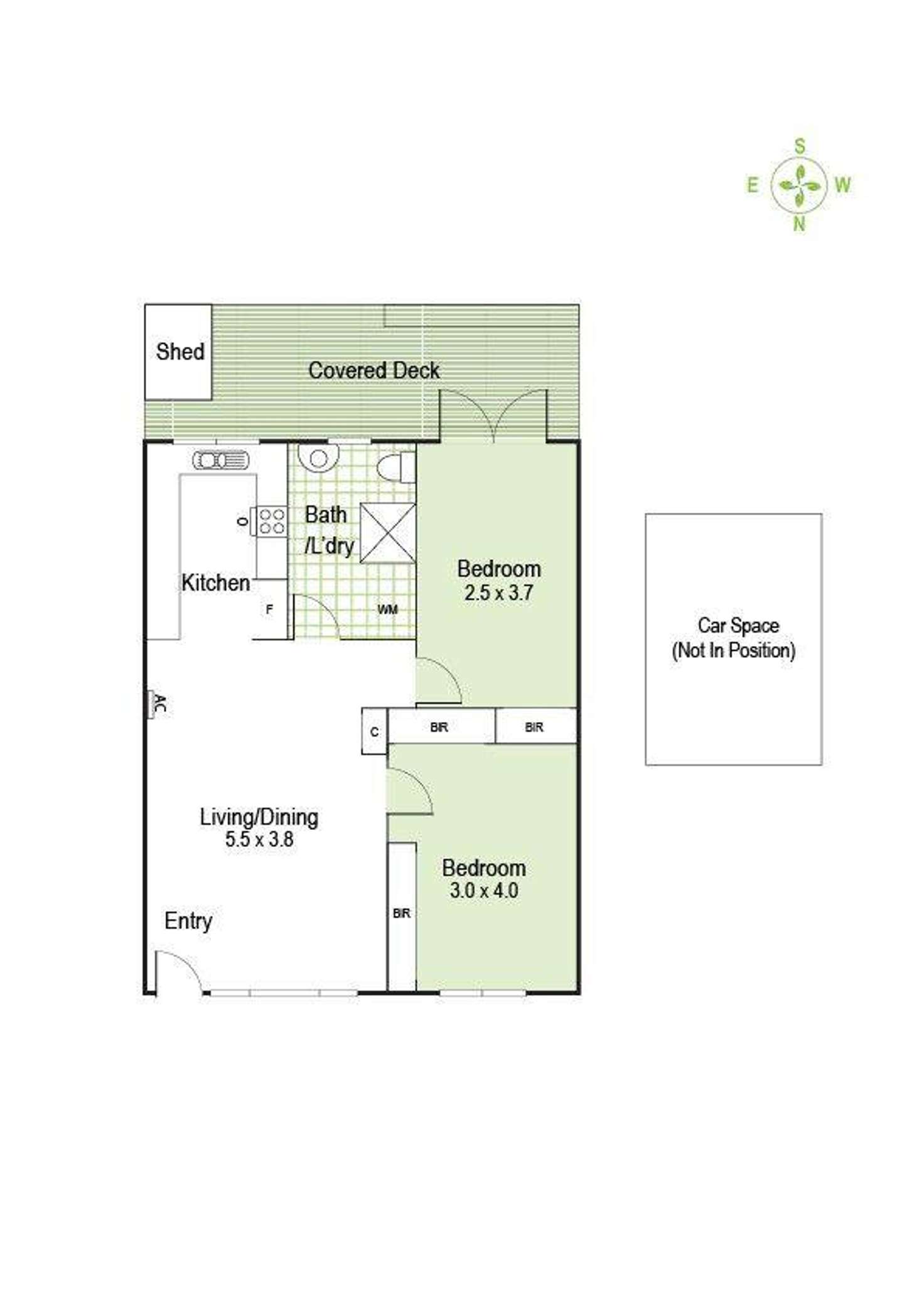 Floorplan of Homely apartment listing, 2/24 Blenheim Street, Balaclava VIC 3183