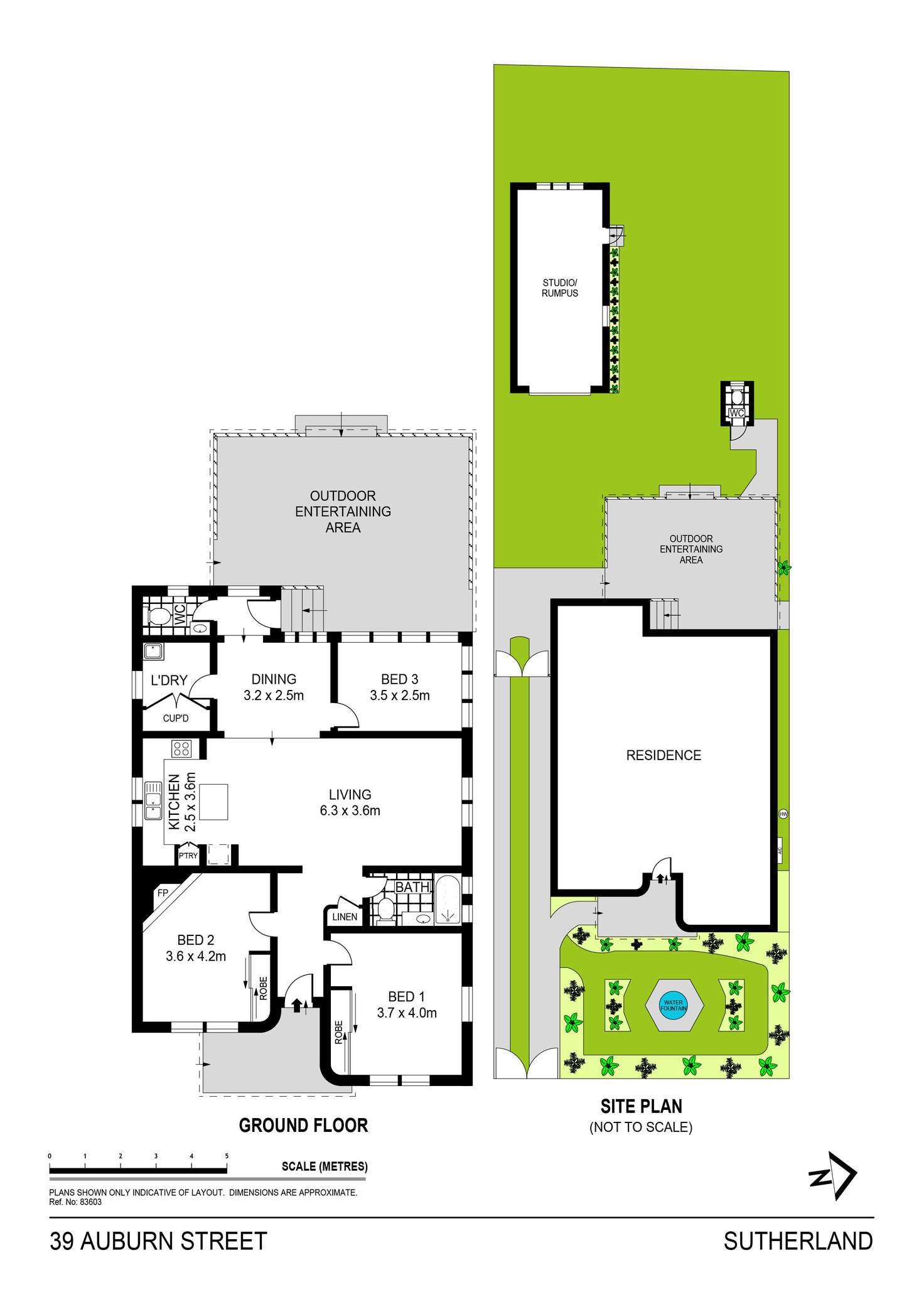 Floorplan of Homely house listing, 39 Auburn Street, Sutherland NSW 2232