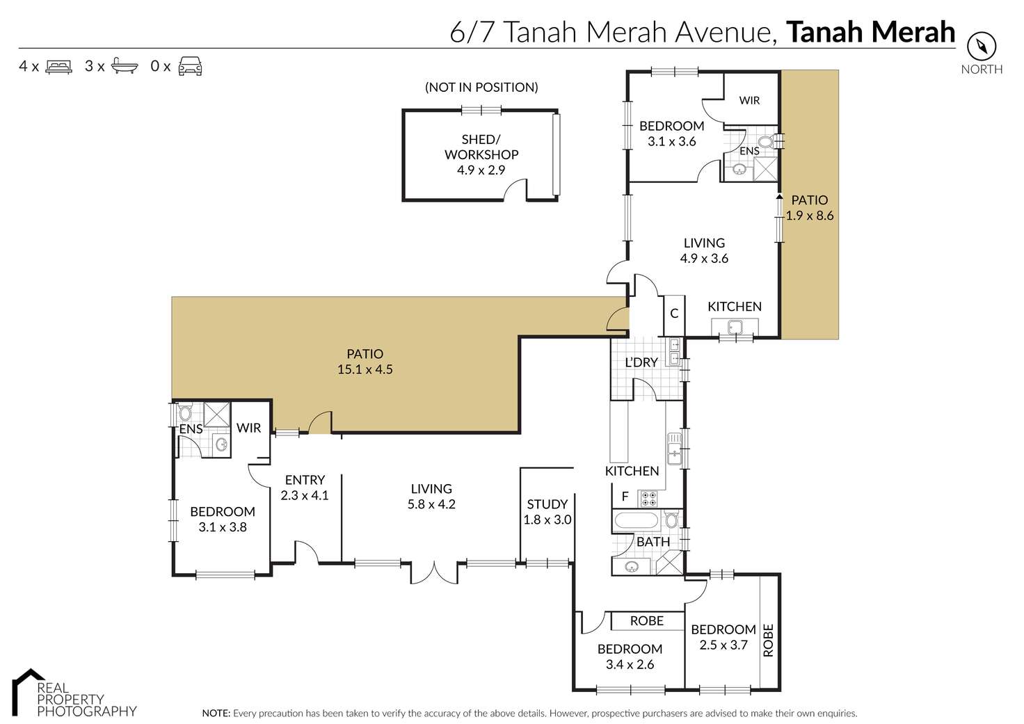 Floorplan of Homely townhouse listing, 6/7 Tanah Merah Avenue, Tanah Merah QLD 4128