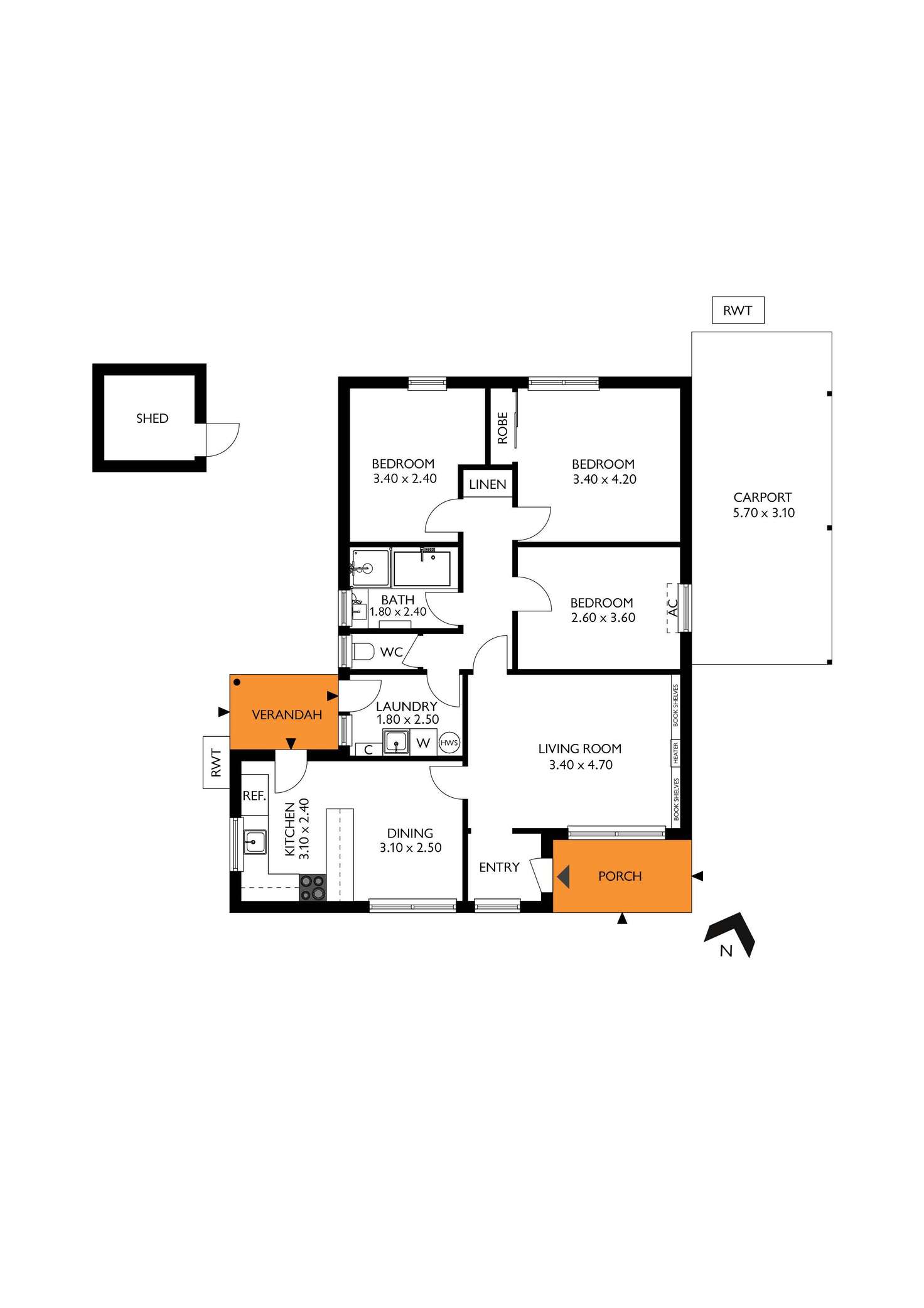 Floorplan of Homely house listing, 23 Langman Grove, Felixstow SA 5070