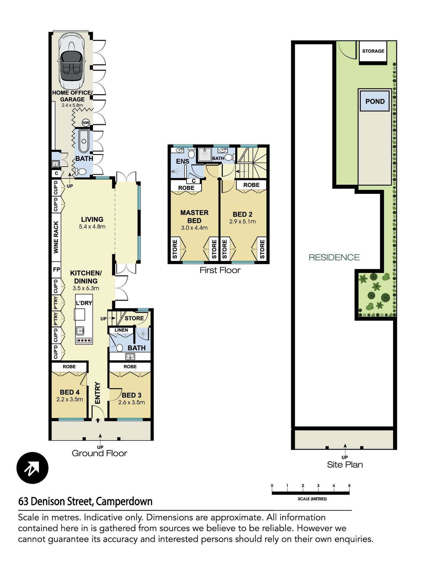 Floorplan of Homely house listing, 63 Denison Street, Camperdown NSW 2050