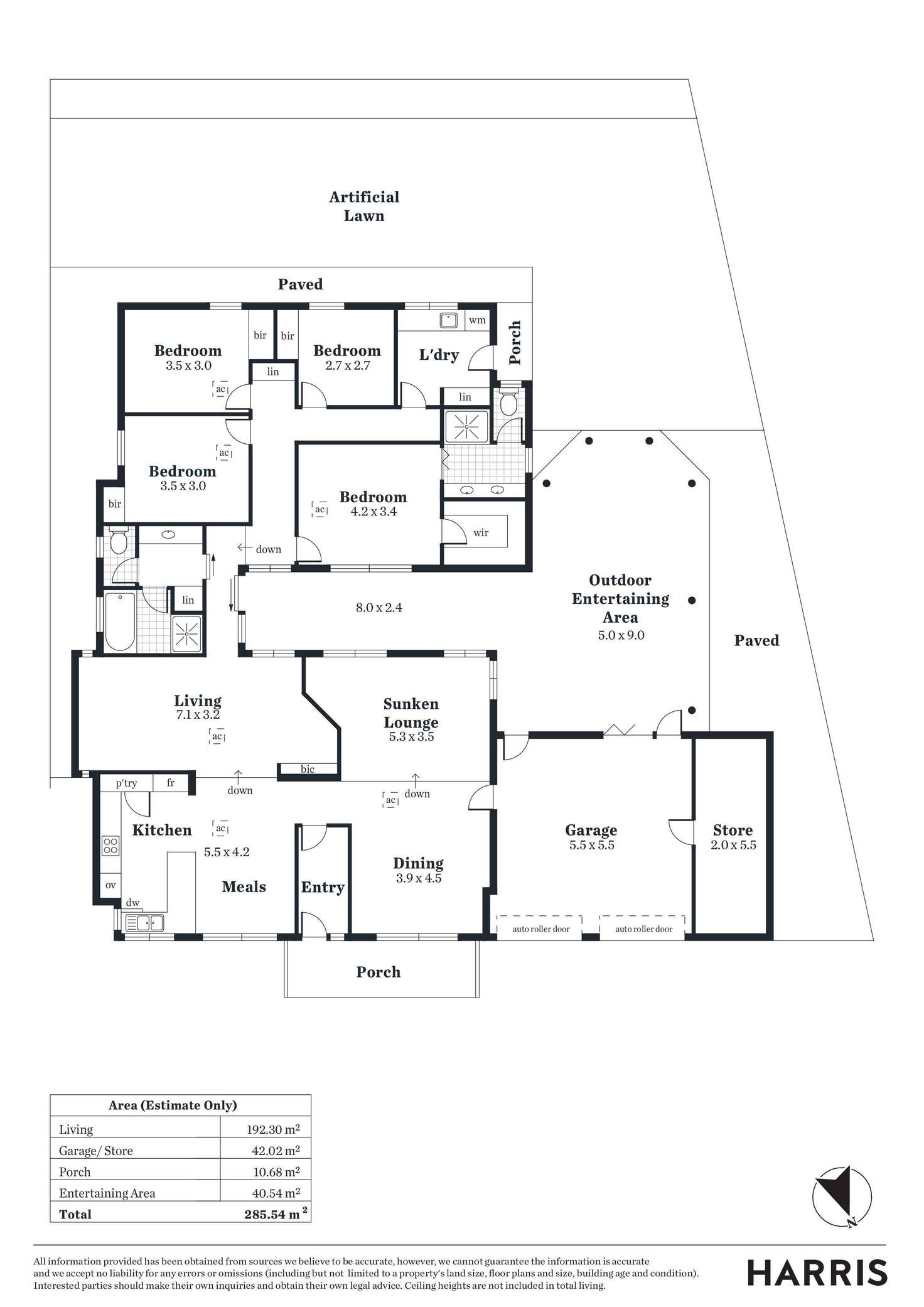 Floorplan of Homely house listing, 58 McDonald Grove, West Lakes SA 5021