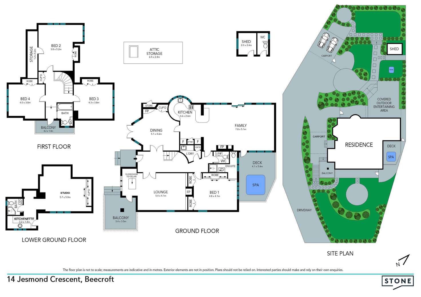 Floorplan of Homely house listing, 14 Jesmond Crescent, Beecroft NSW 2119
