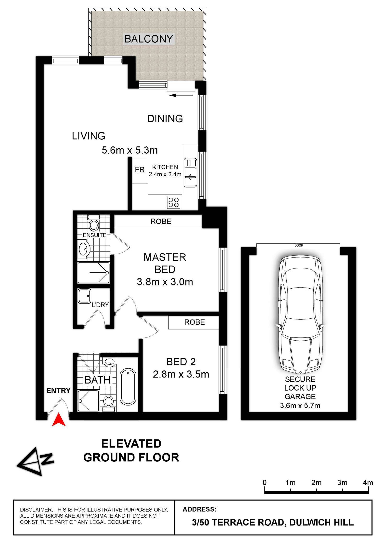 Floorplan of Homely unit listing, 3/50 Terrace Road, Dulwich Hill NSW 2203