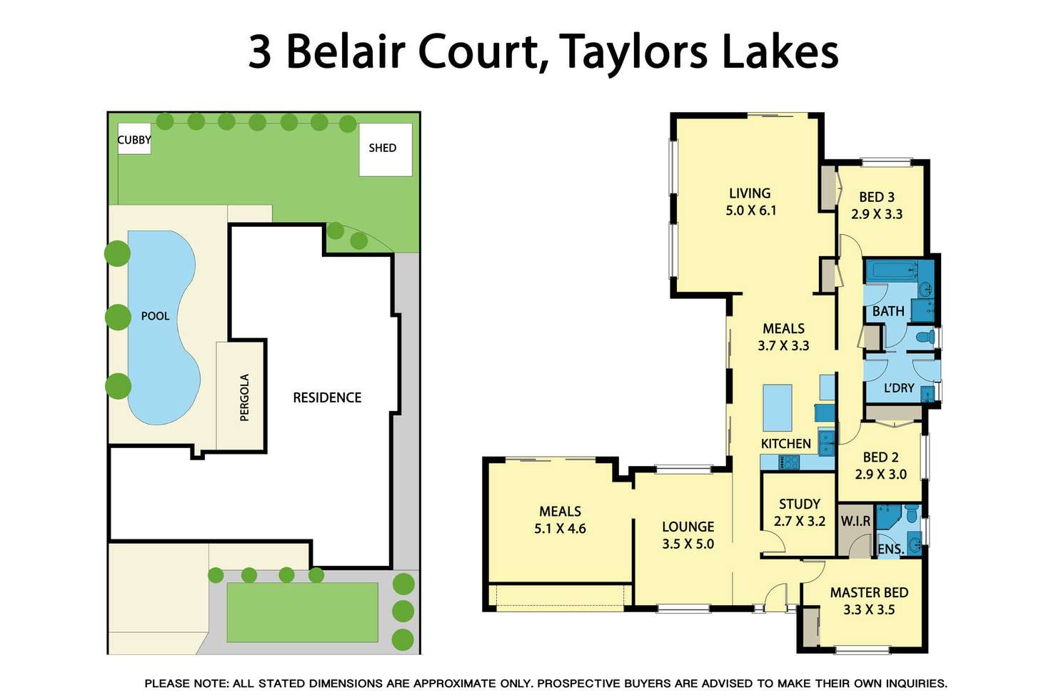 Floorplan of Homely house listing, 3 Belair Court, Taylors Lakes VIC 3038