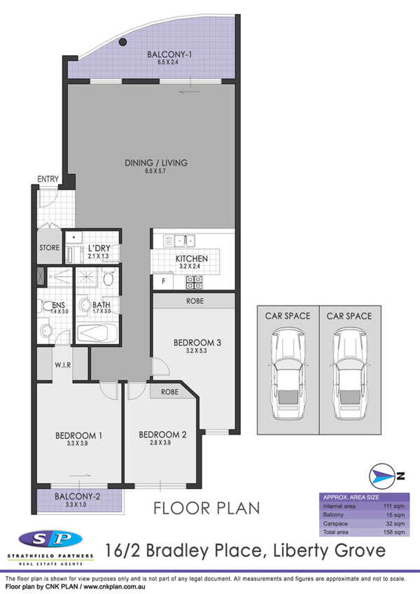 Floorplan of Homely apartment listing, 16/2 Bradley Place, Liberty Grove NSW 2138