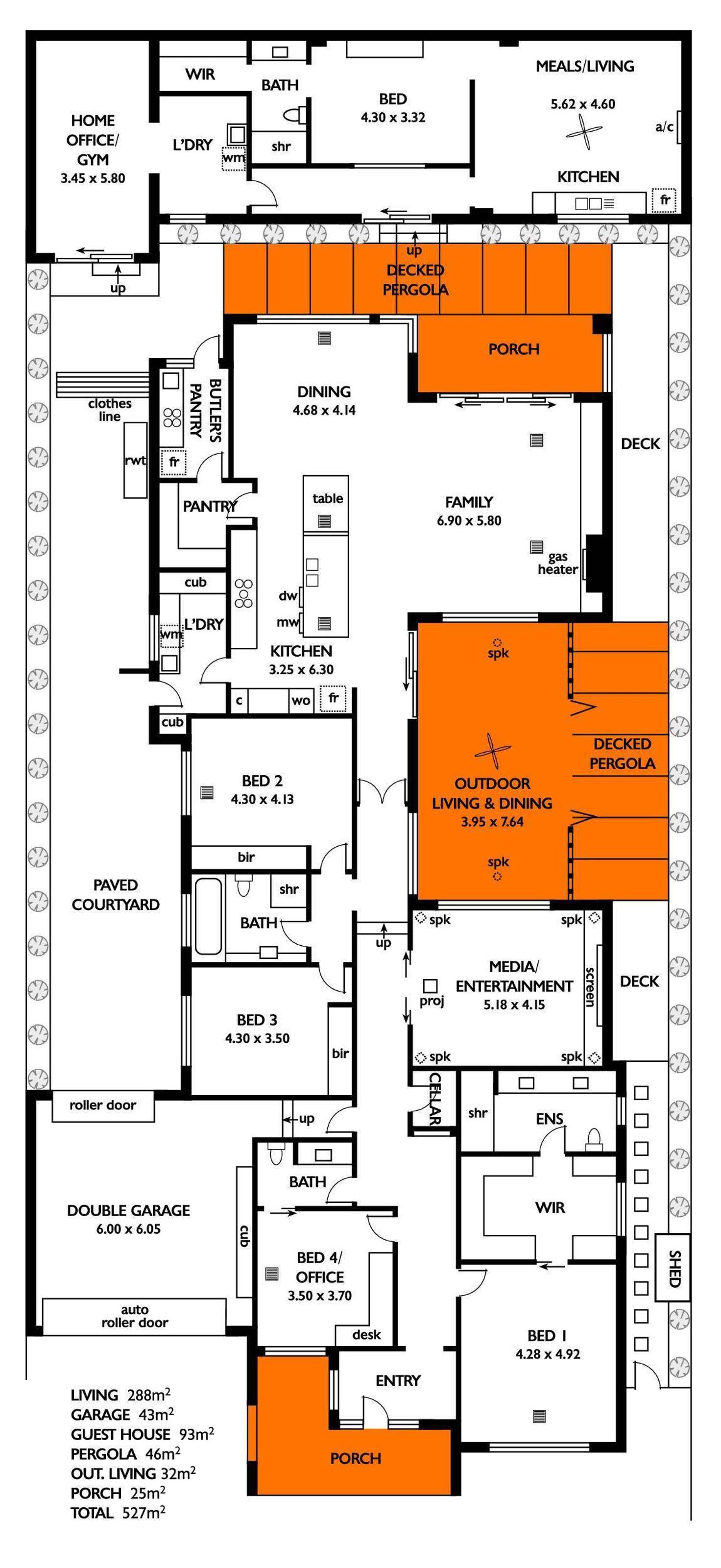 Floorplan of Homely house listing, 34 Woodcroft Avenue, St Georges SA 5064