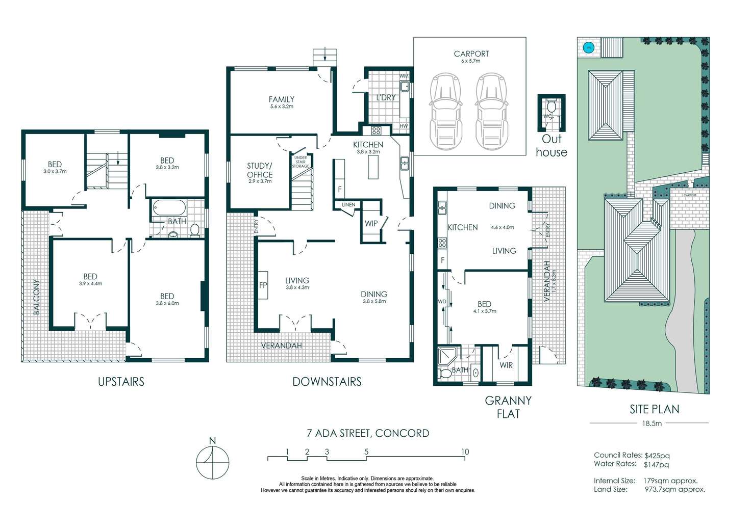 Floorplan of Homely house listing, 7 Ada Street, Concord NSW 2137