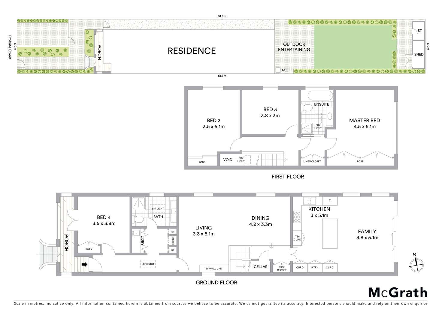 Floorplan of Homely house listing, 9 Probate Street, Naremburn NSW 2065