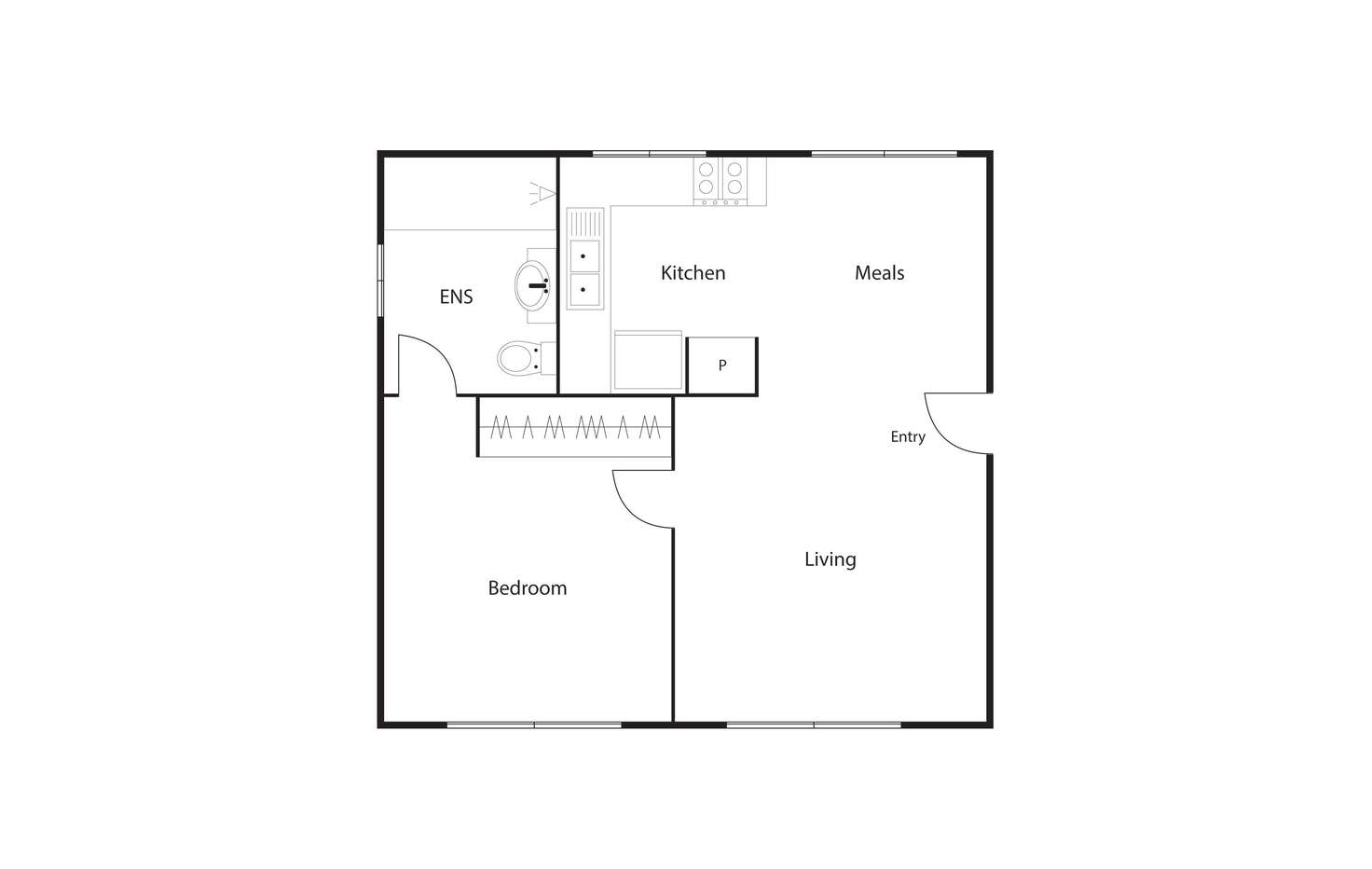 Floorplan of Homely unit listing, 31/3 Waddell Place, Curtin ACT 2605