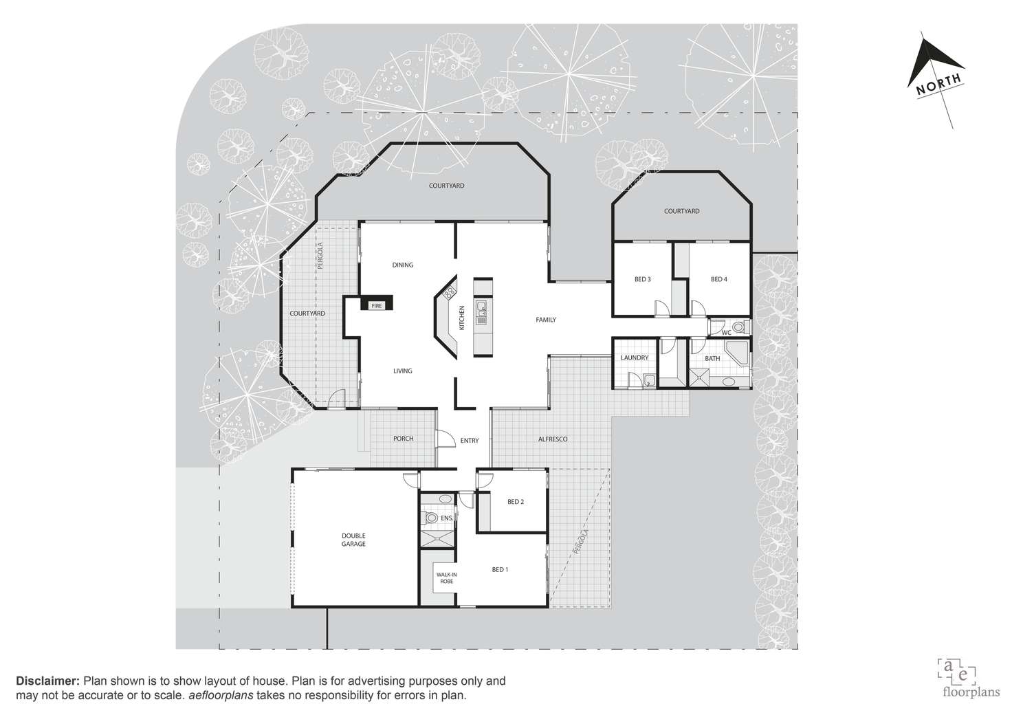 Floorplan of Homely house listing, 1 Walton Street, Isaacs ACT 2607