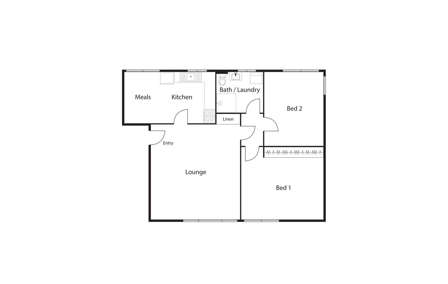 Floorplan of Homely apartment listing, 4/141 Carruthers Street, Curtin ACT 2605
