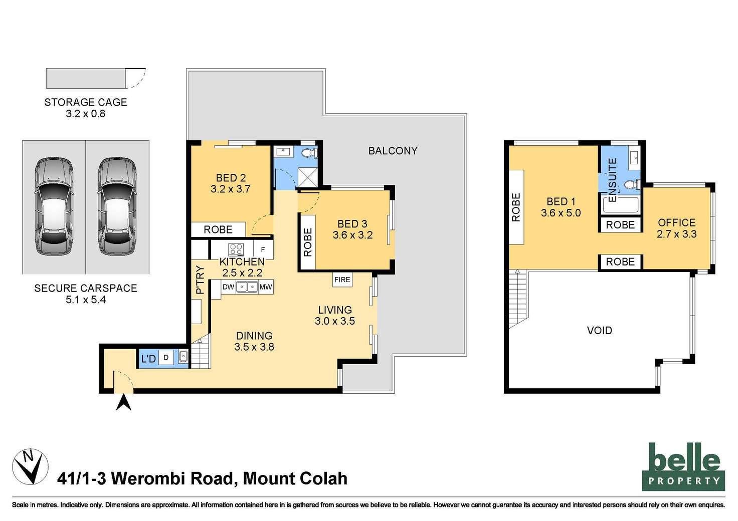 Floorplan of Homely apartment listing, 41/1-3 Werombi Road, Mount Colah NSW 2079