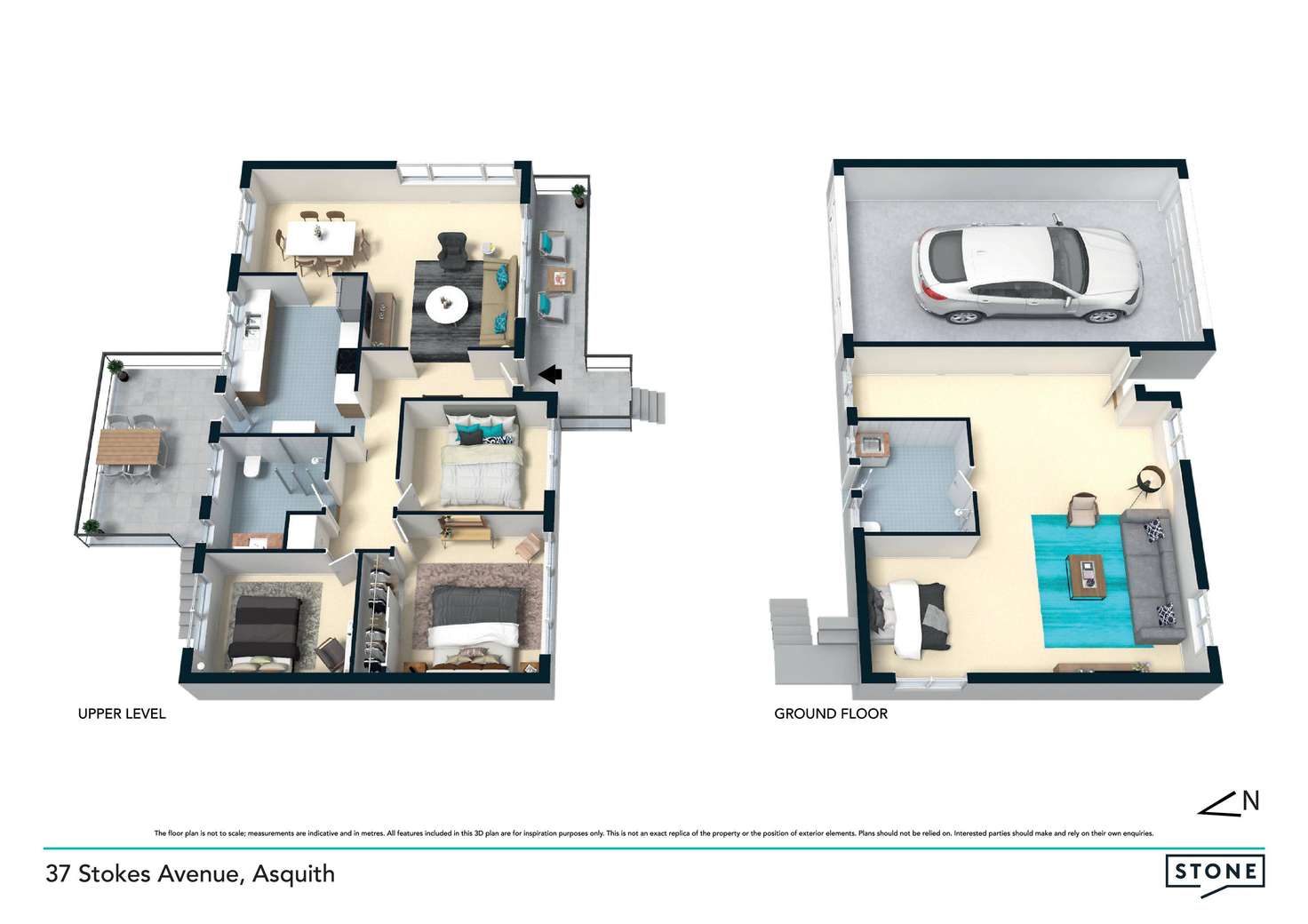 Floorplan of Homely house listing, 37 Stokes Avenue, Asquith NSW 2077